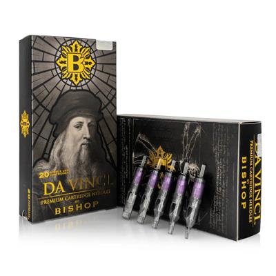 Bishop DaVinci V2 1009 CMLT 9CM Curved Magnum Bugpin Long Taper Kartuş Dövme İğnesi 20 Adet