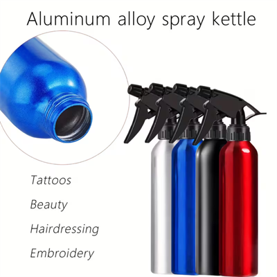 Sprey Temizleme Şişesi 300ml Siyah - Tattoo Bottle