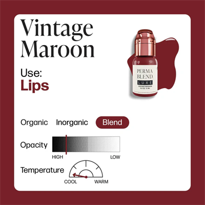 Perma Blend Luxe Vintage Maroon Dudak Pigmenti (0,5 oz / 15 ml)