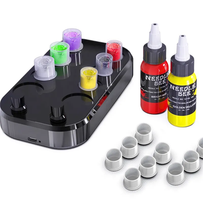 Tattoo Ink Mixer Makinesi Siyah Dövme Boya Karıştırıcı