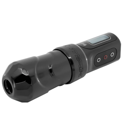 FK Irons Flux Max Black Ops 4.0mm Stroke Tek Bataryalı Kablosuz Dövme Makinesi