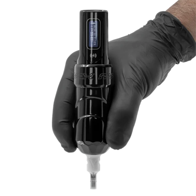 FK Irons Flux Max Black Ops 4.0mm Stroke Tek Bataryalı Kablosuz Dövme Makinesi