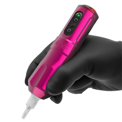 FK Irons One Bubblegum 3.0mm Stroke Kablosuz Dövme Makinesi - Pembe