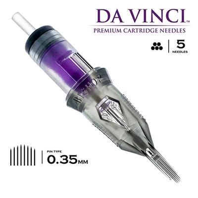 Bishop DaVinci V2 1205 CMLT 5CM Curved Magnum Long Taper Kartuş Dövme İğnesi 20 Adet