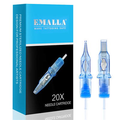 Emalla Eliot 0805RL 5 RL 0.25mm Round Liner Long Taper Kartuş Dövme İğnesi 20 Adet - EN1
