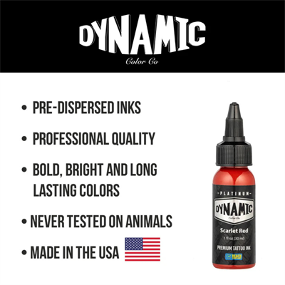 Dynamic Platinum Tattoo Ink Scarlet