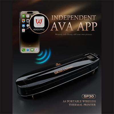 SKULLDNA SP30 Kablosuz A4 Termal Stencil Yazıcı Bluetooth USB