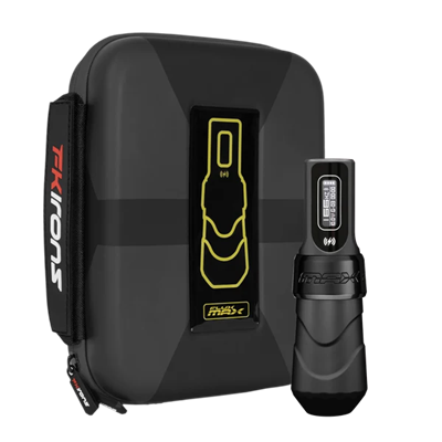 FK Irons Flux Max Black Ops 4.0mm Stroke Tek Bataryalı Kablosuz Dövme Makinesi