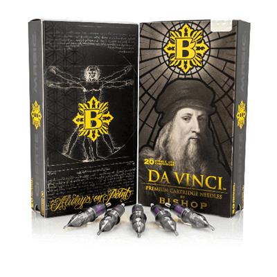Bishop Da Vinci V2 1007 RLLT 7 RL 0.30mm Round Liner Long Taper Kartuş Dövme İğnesi 20 Adet