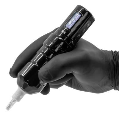 FK Irons Flux Max Black Ops 3.2mm Stroke Tek Bataryalı Kablosuz Dövme Makinesi