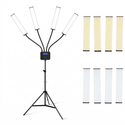 Ringo 4 Kollu Esnek Sedye Işığı 110 Watt - Ekranlı