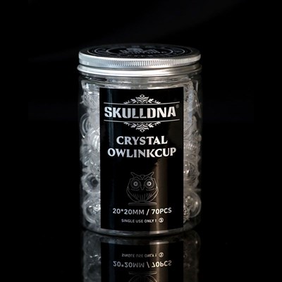 Dövme Boya Potası Kristal Baykuş Medium 70 Adet