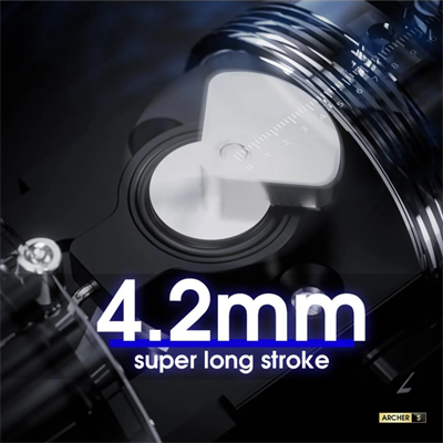 Mast Archer S Pink Kablosuz Dövme Makinesi 4.2 mm Stroke