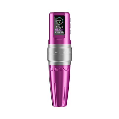 EZ P3 Pro Lumina 2.0–3.3mm Stroke OLED Kablosuz Dövme Makinesi Fuşya