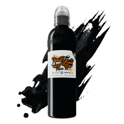World Famous Tattoo Ink Master Mike Black Demon Set | Black & Grey Dövme Boyası Seti | 4×120ml (4oz)