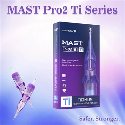 Mast Pro 2 Titanium 0801 RL Kartuş Dövme İğnesi 20 Adet