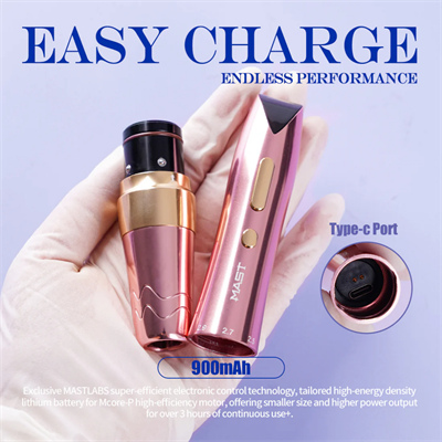 Mast P60 x2 Battery Rose With 2.2MM-3.2MM Adjustable Strokes Permanent Makeup
