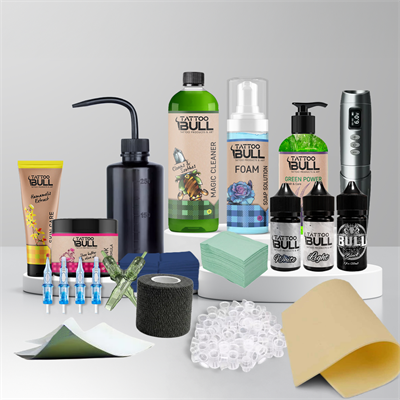 Bronc MICEYA Tulipa 3.5mm Stroke Kablosuz Pen Dövme & PMU Makinesi Gri | Set