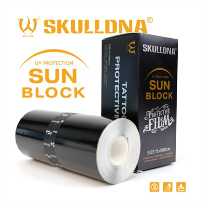 SKULLDNA Sun Block Koruyucu Streç Film Siyah 15x1000 cm