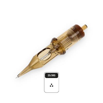 Kwadron 0803 RSLT 3 RS 0.25 mm Round Shader Long Taper Kartuş Dövme İğnesi 20 Adet
