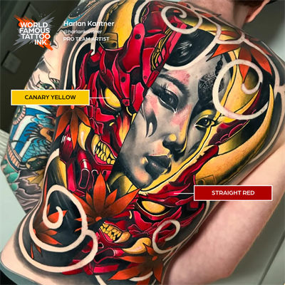 Straight Red - World Famous Ink Dövme Boyası - 4oz/120ml