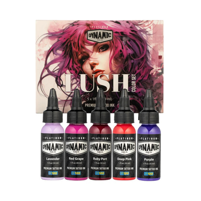 Dynamic Lush 1oz 5 Bottle Color Set