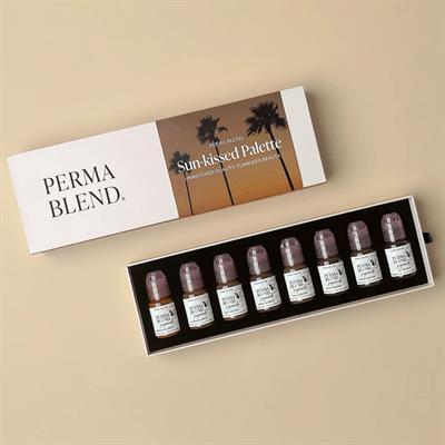 Perma Blend - Sun Kissed Palette Set - 8li Kalıcı Makyaj Boya Seti - 15 ml