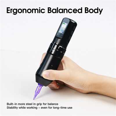 Mast Flip 4 Pro Kablosuz Dövme Makinesi Çift Batarya 2.5 mm - 4.5 mm Ayarlanabilir Stroke