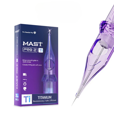 Mast Pro 2 Titanium 0801 RL Kartuş Dövme İğnesi 20 Adet