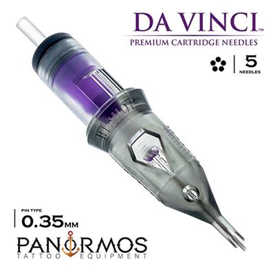 Bishop DaVinci V2 1205 RSLT 5RS Long Taper Kartuş Dövme İğnesi 20 Adet