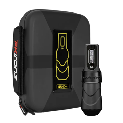 FK Irons Flux Max Black Ops 3.2mm Stroke Tek Bataryalı Kablosuz Dövme Makinesi
