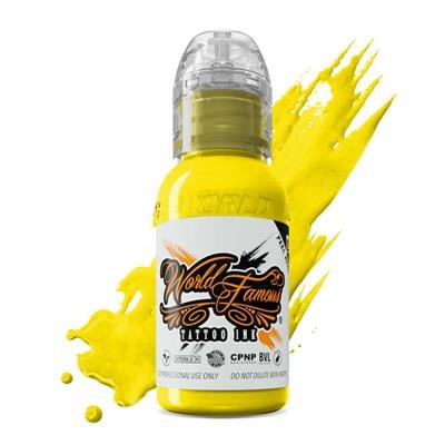 Melek Rainbow Yellow - World Famous Ink Dövme Boyası - 1oz/30ml