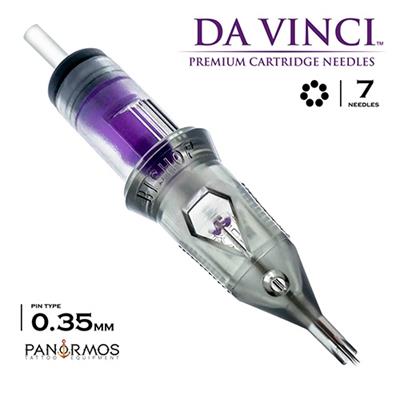 Bishop DaVinci V2 1207 RSLT 7RS Long Taper Kartuş Dövme İğnesi 20 Adet