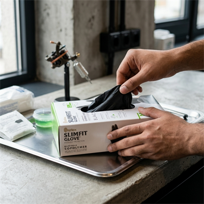 Reflex Siyah Medium Dövme Eldiveni - KUTU