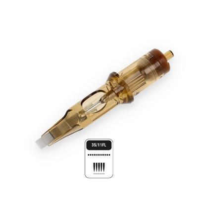 Kwadron 1211 FLLT 11FL Flat Long Taper Kartuş Dövme İğnesi 20 Adet