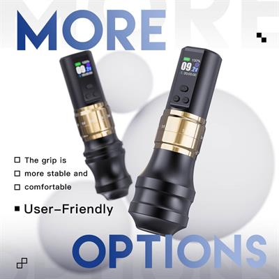 Mast Fold 2 Pro Gold Kablosuz Dövme Makinesi (Tek Batarya)