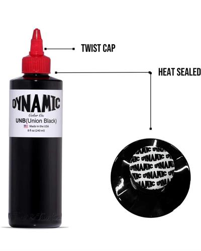 Dynamic Union Black - Siyah Tattoo Dövme Boyası - 8 oz/240ml
