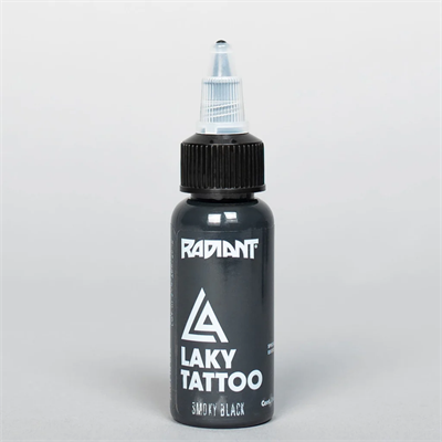 Laky Smoky Black - Radiant Tattoo Dövme Boyası - 1oz/30ml