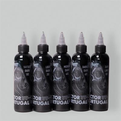 Victor Portugal Ink Darkest Set - Radiant Gölge Seti  - 4oz/120ml