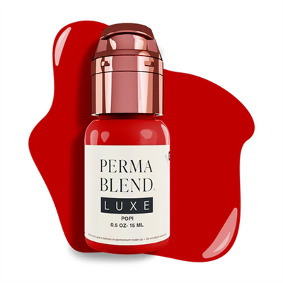 Perma Blend Luxe Popi – 15 ml PMU Dudak Pigmenti (Vivid Red)