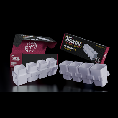 Fraktal Modüler 50li Dövme Boyası Kabı Plastik - Frakcaps 4