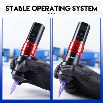 Mast Fold 2 Pro Red Kablosuz Dövme Makinesi (Tek Batarya)