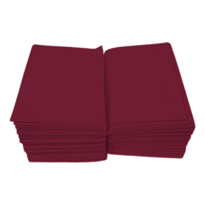 Antibakteriyel Katlanmış Peçete  50'li XL - Bordo