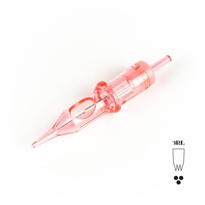 Kwadron PMU Optima 30/3 RLLT Round Liner Long Taper - Kartuş PMU İğnesi