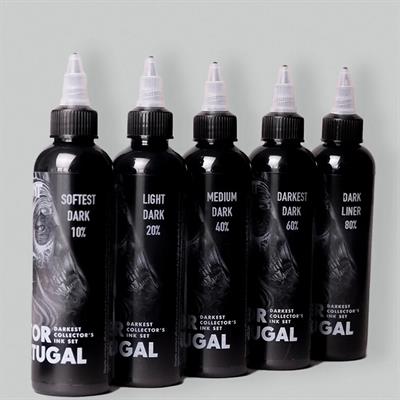 Victor Portugal Ink Darkest Set - Radiant Gölge Seti  - 4oz/120ml