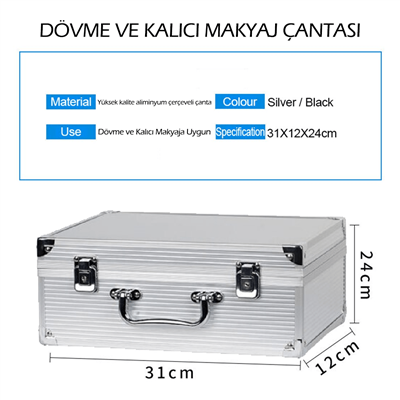 Alüminyum Taşıma Çantası - Silver