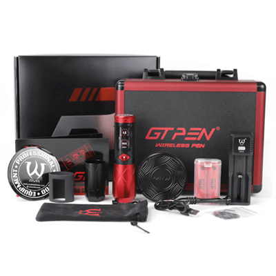 Ava GTR Adjustable Stroke Kablosuz Dövme Makinesi Red