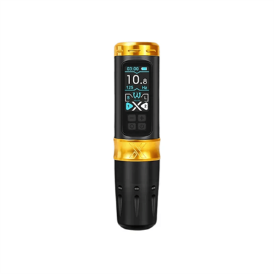 Ava UNI-X Wireless Pen 4.0mm Stroke Gold Kablosuz Dövme Makinesi