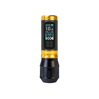 Ava UNI-X Wireless Pen 4.0mm Stroke Gold Kablosuz Dövme Makinesi