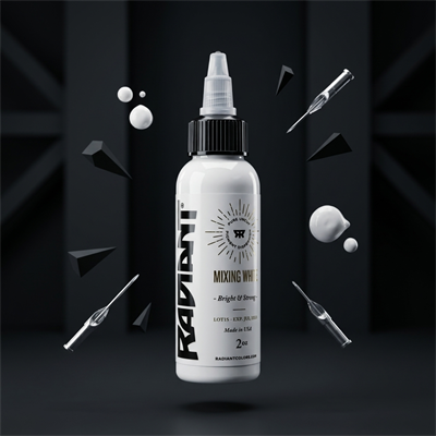 Radiant Colors Mixing White Beyaz Dövme Boyası 2oz - 60ml